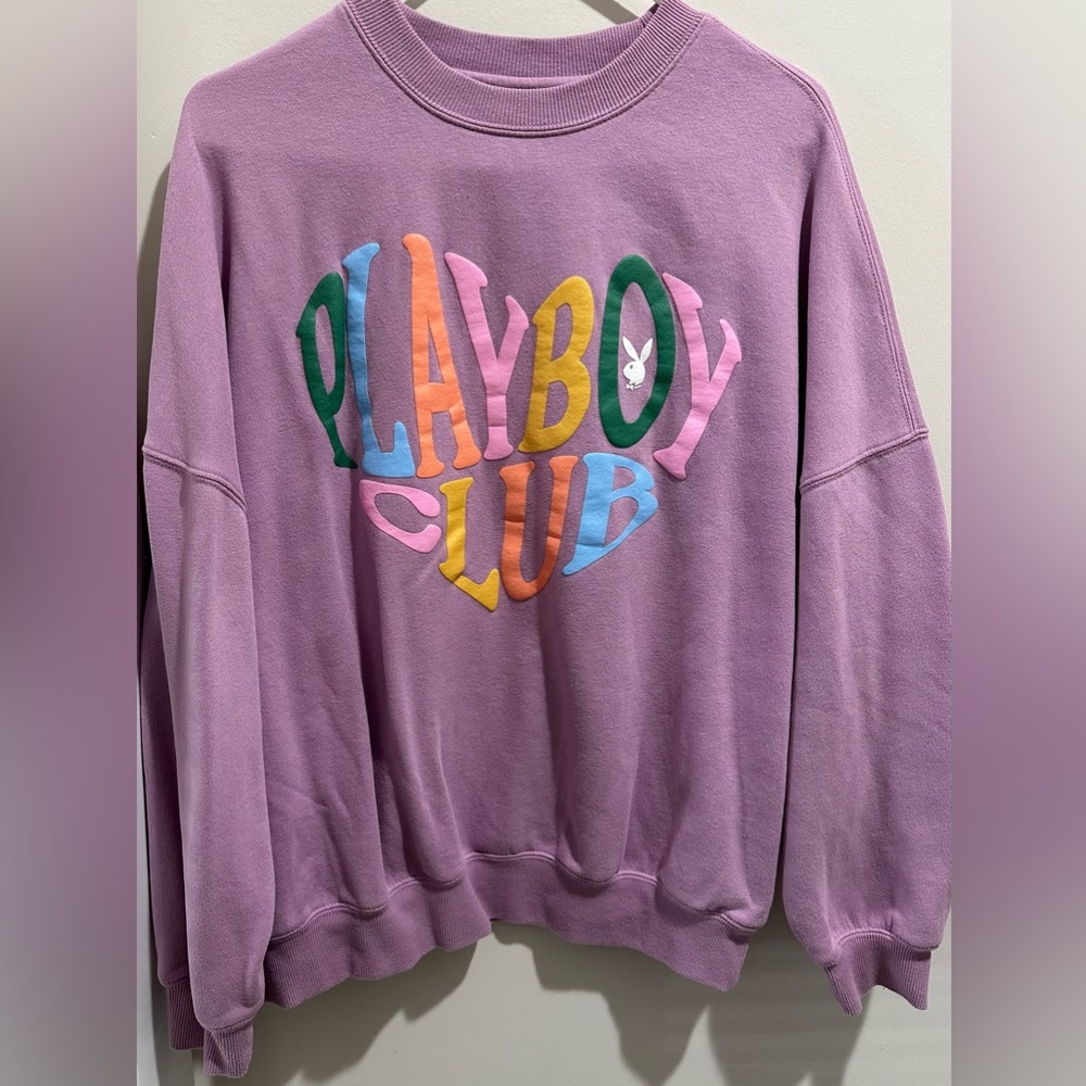 PLAYBOY by PacSun Purple Sweatshirt
